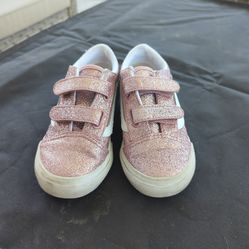 Rose Gold little girl Vans
