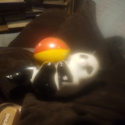 Antique Made In China Panda Bank Porcelin