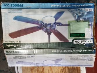 Benito FP8003-220 Brushed Nickel Ceiling Fan