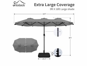 Extra large umbrella