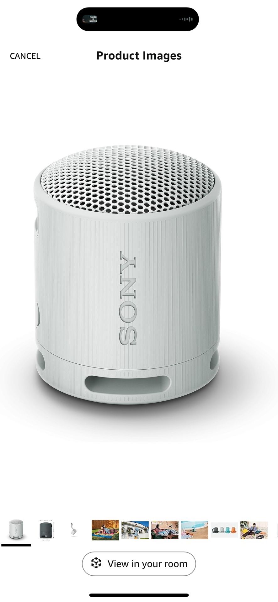 Sony Srs-Xb100 - Wireless Bluetooth Portable Speaker, W14 (Bluetooth Portable Speaker, Durable Ip67 Waterproof & Dustproof, 16 Hour Battery, Ec
