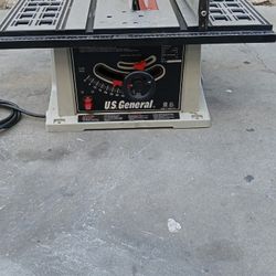 US. General 10"In Table Saw In Good Working Condition 