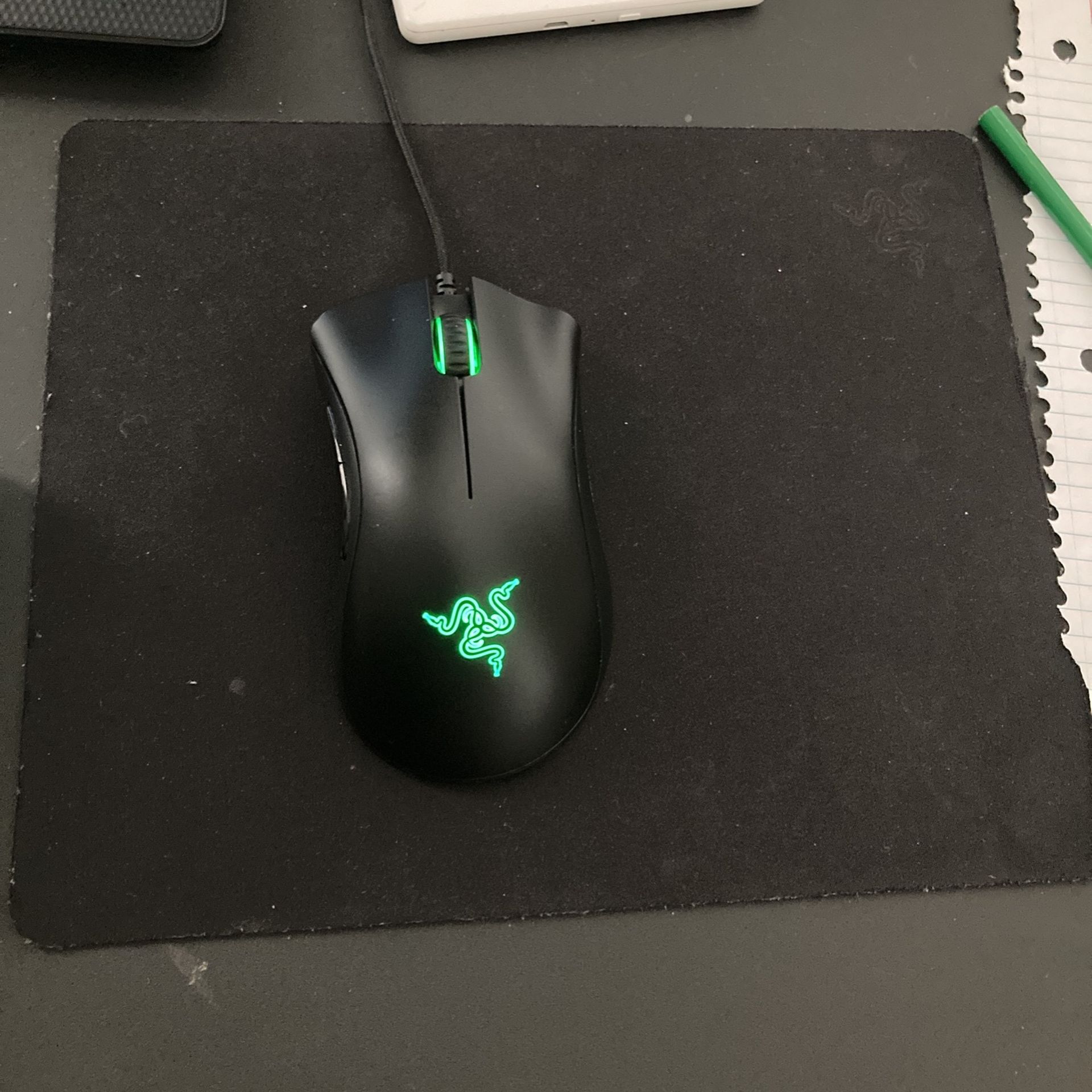 Razer Wired Mouse And Razer Mouse Pad