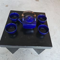 Mini Blue Tea Pot 