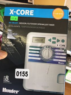 Indoor outdoor sprinkler timer