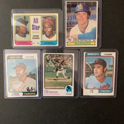 Vintage Baseball Cards Set 5 