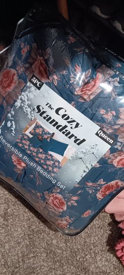 Cobija Con Cojines Cortinas Y Para El Baño