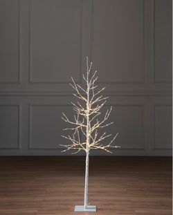 New Balsam Hill lit winter Birch Led  tree