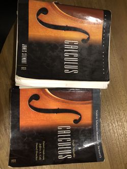 Calculus book and solution manual