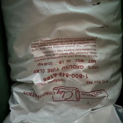 Powder Fire Clay. (3 50lb Bags)