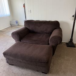 Brown Loveseat 