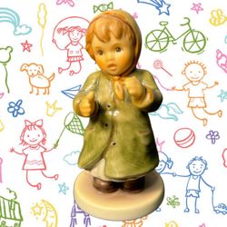 Hummel Goebel 2006 TMK-8 Keeping Time Figurine HUM 2183 W/ Box & COA, 3.5”