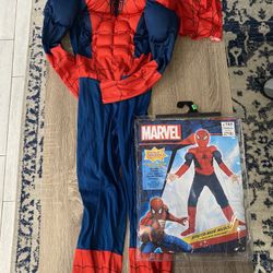 Boys Classic Spider-Man Muscle Costume - Med