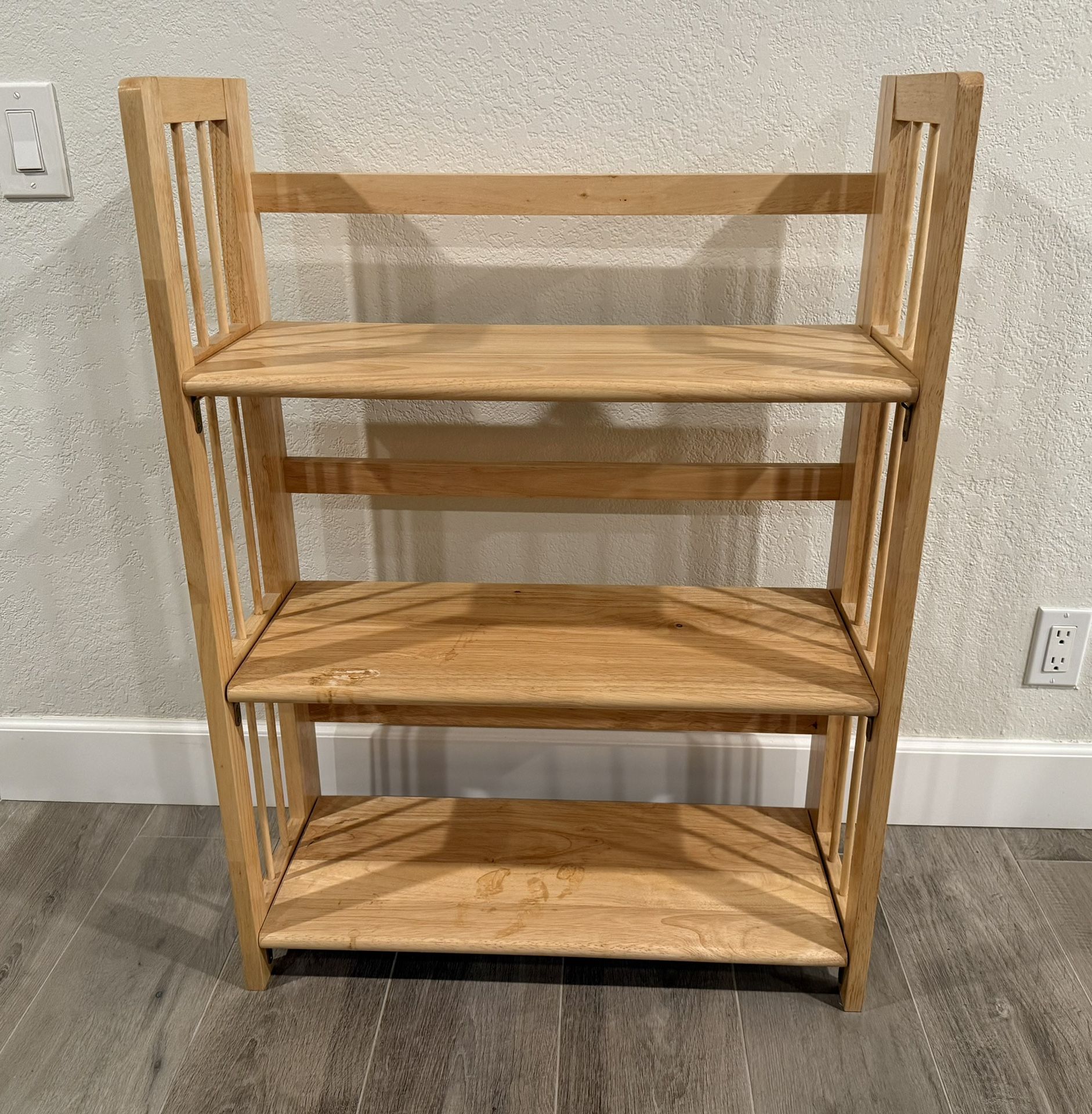 Solid Wood Folding Bookcase