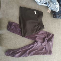 Yoga Pants And Cheer Skirt  Size 6