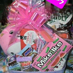 CARE BEAR HELLO KITTY INSPIRED EASTER BASKET 