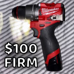 Milwaukee FUEL Hammer drill with battery
