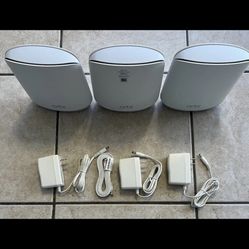 New Netgear Orbi AX5400 Tri-band WiFi Mesh System 3 Pack One RBR760 Two RBS760