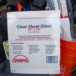 Clear Sheet Of Glass 