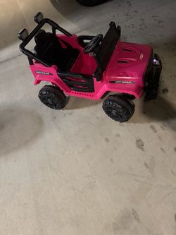 12V Kids Electric Ride on Truck Car Remote Control, Twin 35W Motors 3.5MPH Max Speed, Bluetooth Music Player, 4 Wheels Suspension LED Lights Safety Be