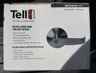 Brand New Commercial DOORS & HARDWARE KEYED LEVER TRIM FOR EXIT DEVICE