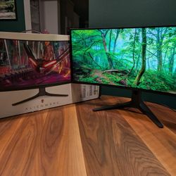 Alienware QD-OLED 34" Ultra Wide 1440p 165Hz Curved Gaming Monitor - excellent condition