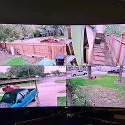 4 Camaras De Seguridad -4 CCTV Security Cameras With Recorder❗️INSTALLED❗️INSTALADAS 💯 SPECIAL OFFER 💯 