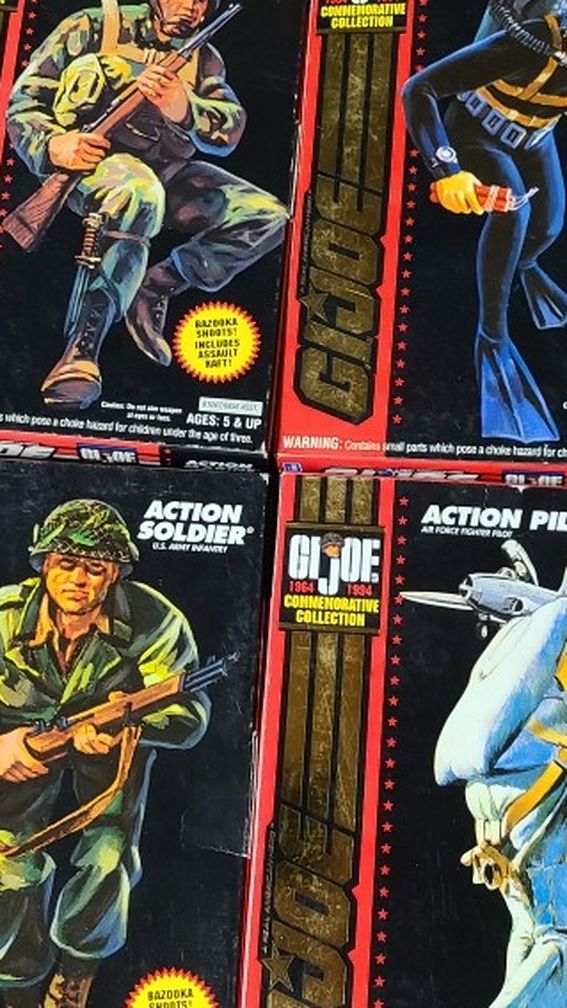 Set 4 GI Joe 1964-1993 Commemorative Collection