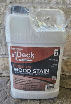 Wood Stain & Sealer – #1 Deck Premium Gray 2.5 Gal