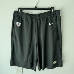 NWT Green Bay Packers Nike Dri-Fit On-Field Coaches Shorts
