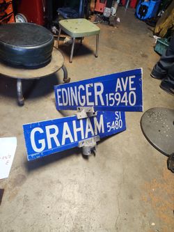 original cross streets sign