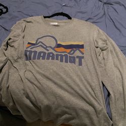 Marmot long sleeve shirt. men’s large. grey