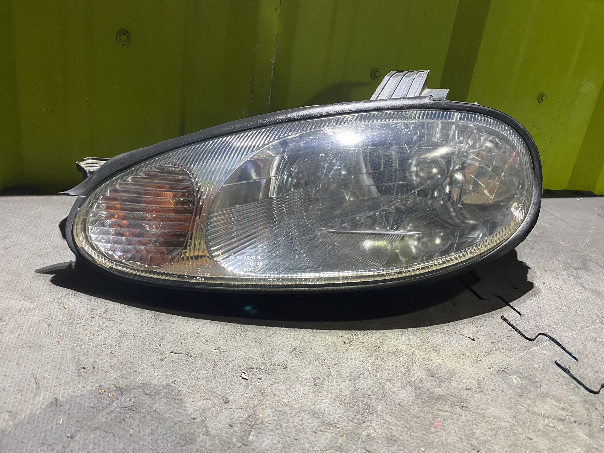 99 2000 Mazda Miata MX-5 Headlight Halogen Left Side.