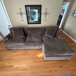 Macy’s Teddy Bear Sectional Couch w/ Chaise – Originally $3,500 – $500
