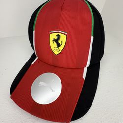 Scuderia Ferrari Puma Classic Hat - Red/Black- Used