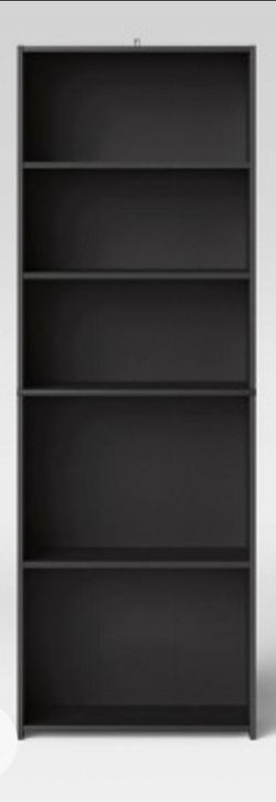Dorm Black Bookcase