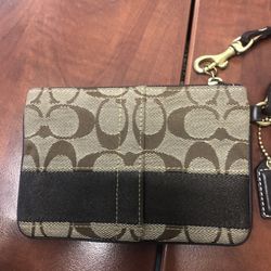 Coach  Small Wallet/ Clutch With Strap