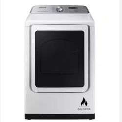 Samsung Gas Dryer.  White Finish 