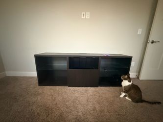 Storage combination with drawers, black