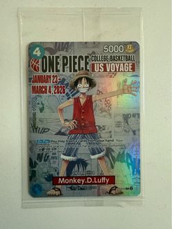 One piece Monkey D Luffy US Voyage College Basketball Promo