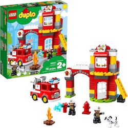 LEGO DUPLO 10903 Fire Station — Complete Set