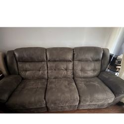 Reclining couch set
