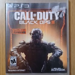 PS3 Call Of Duty Black Ops III Playstation 3 Game