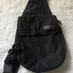 Vintage Caravan Black Crossbody Bag