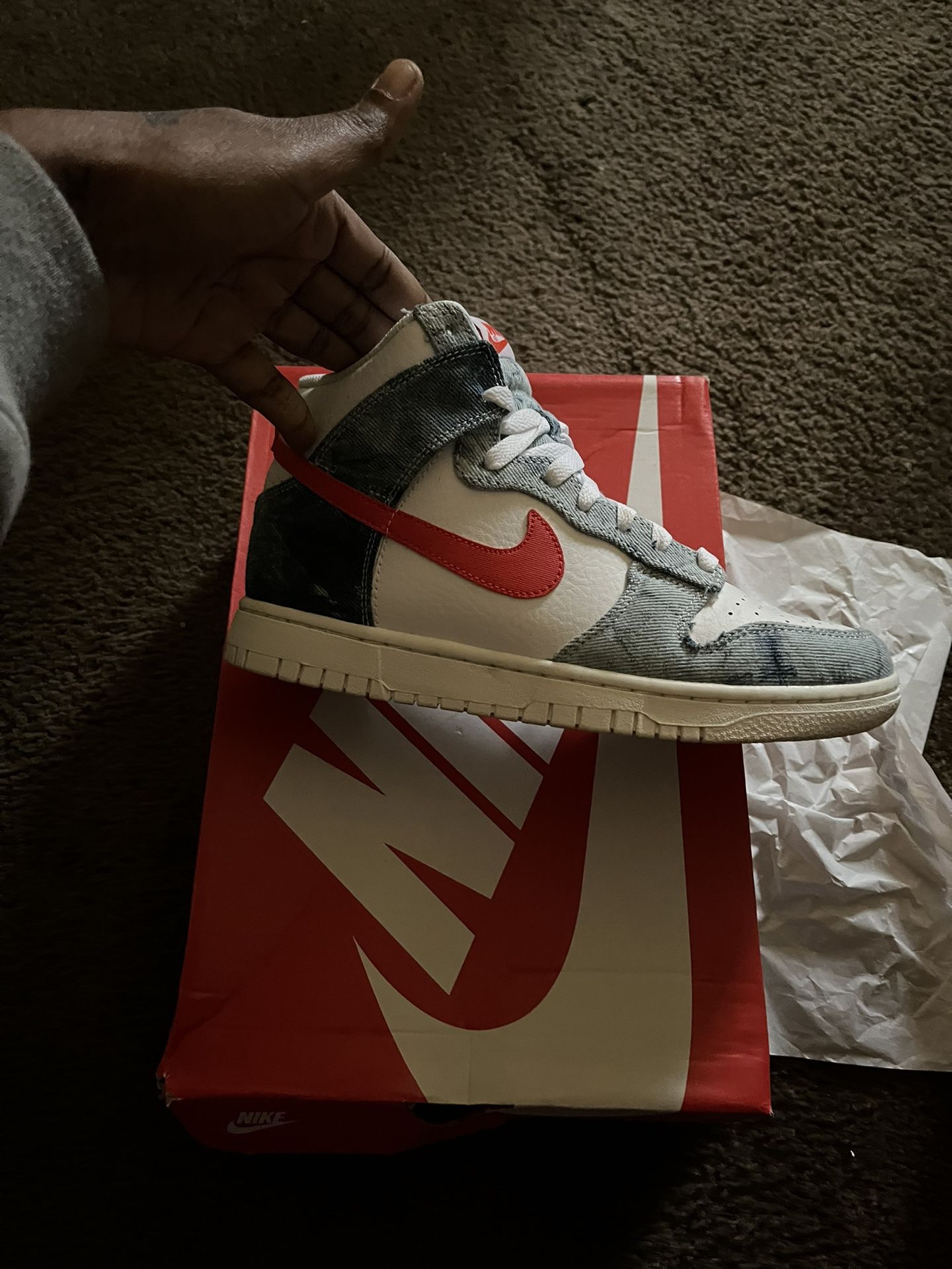 Nike Dunks High Denim Women