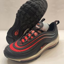 Nike Air Max 97 Shoes ‘Blue Furry Ember’ Black Red White CJ0768-001 Men Size 9