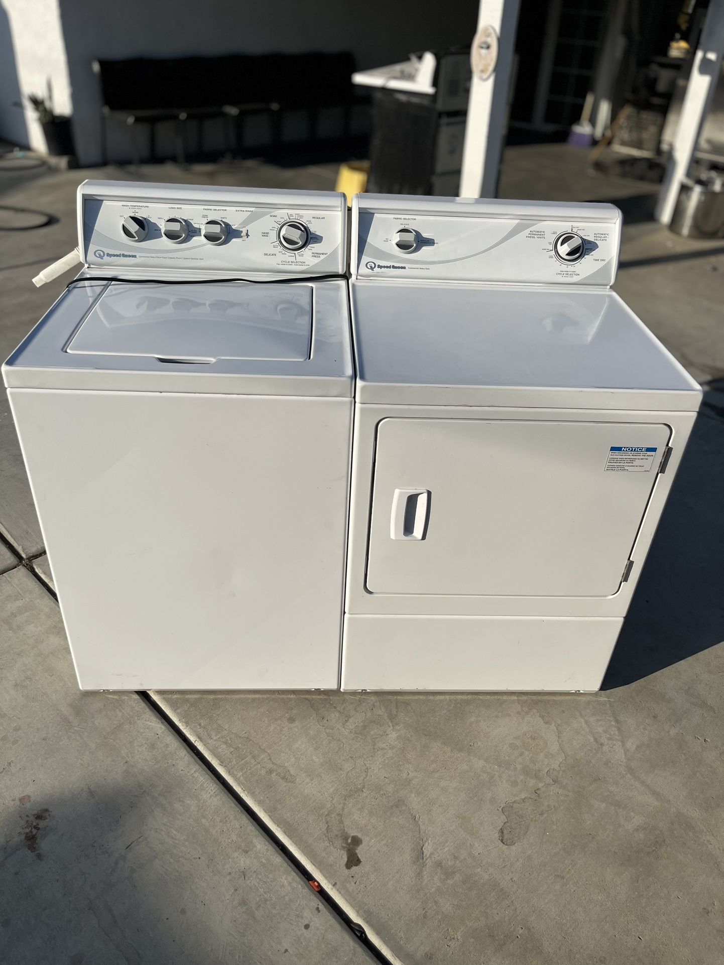 Speed Queen Washer And Gas Dryer Set • Free Local Delivery