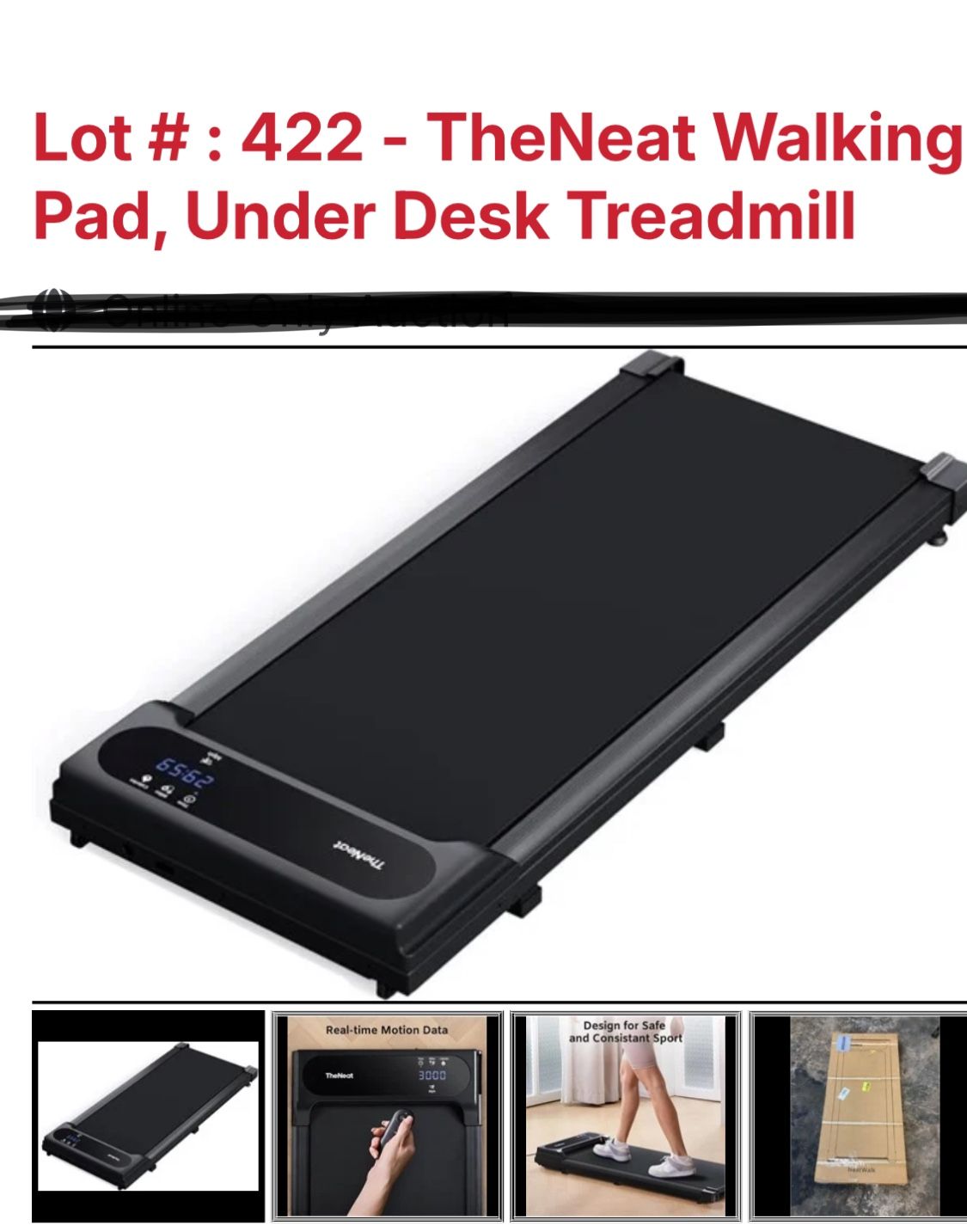 2 DAY SALE**NEW TREADMILL IN BOX WITH REMOTE BY THE NEAT