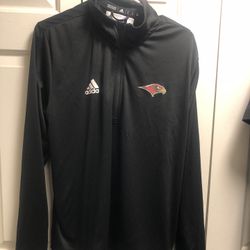 Seattle Redhawks Men’s Black Team Logo Quarter-Zip Pullover Sweatshirt Sz Medium