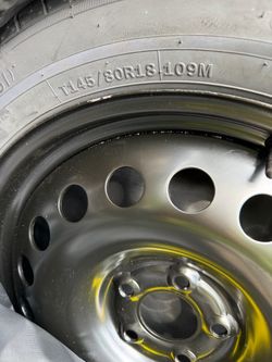T145/80R18 109M Spare Tire on Steel Wheel